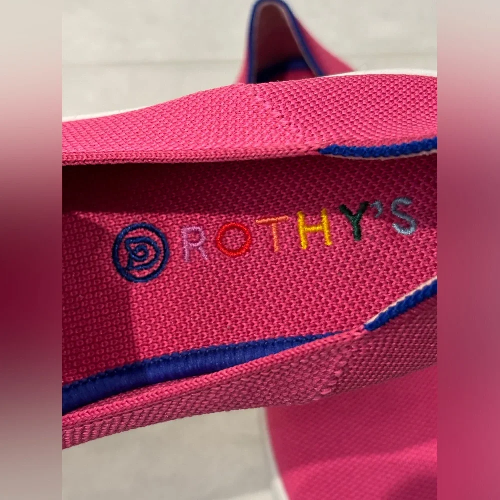 Rothy’s The Original Slip On Sneaker Bubblegum Pink Women’s Size 7